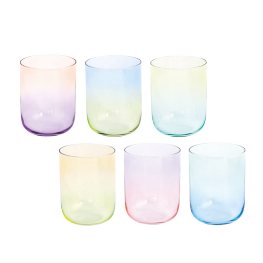 Set de 6 vasos rainbow