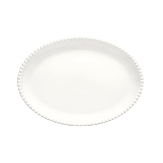 Plato oval de porcelana